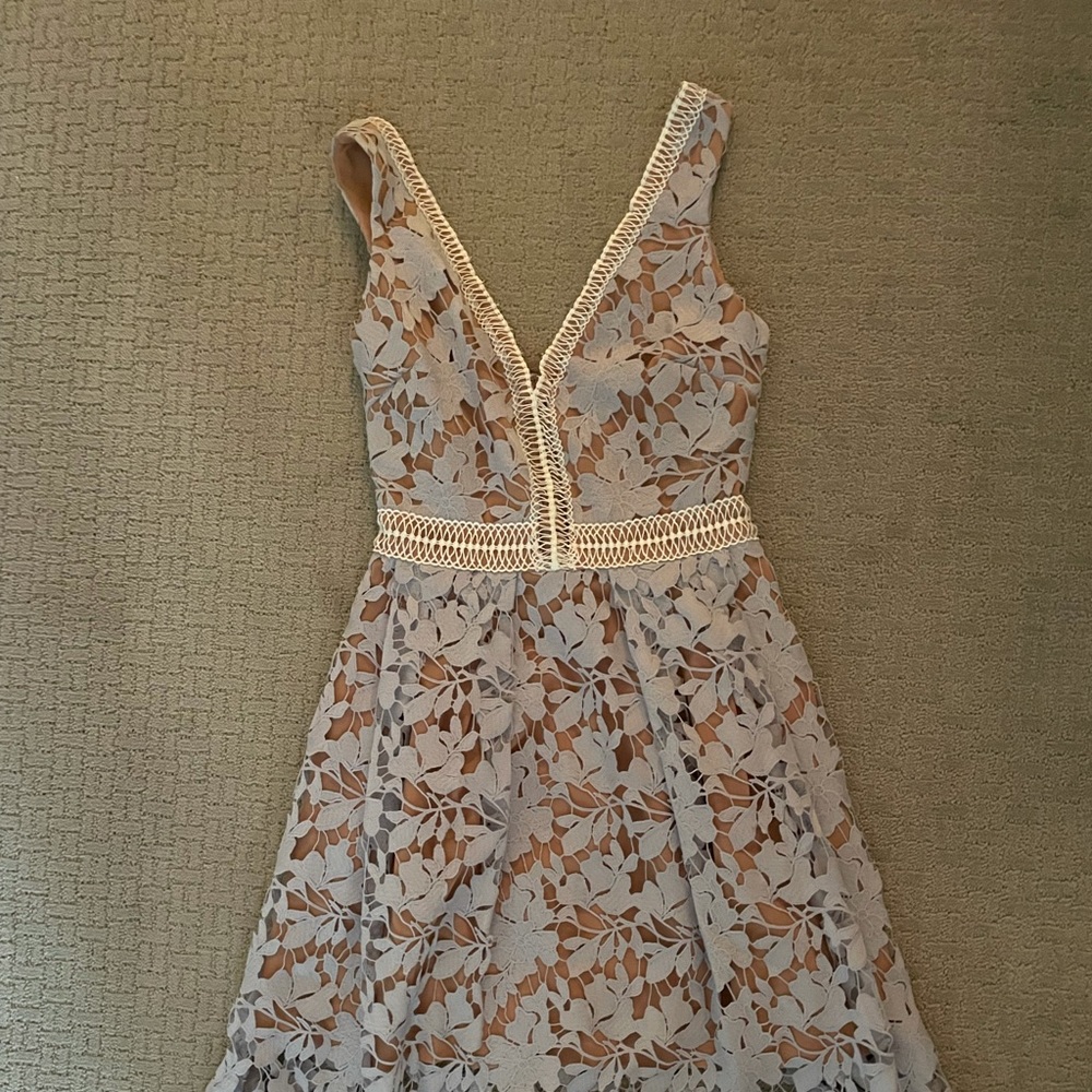 Lavender lace dress size medium